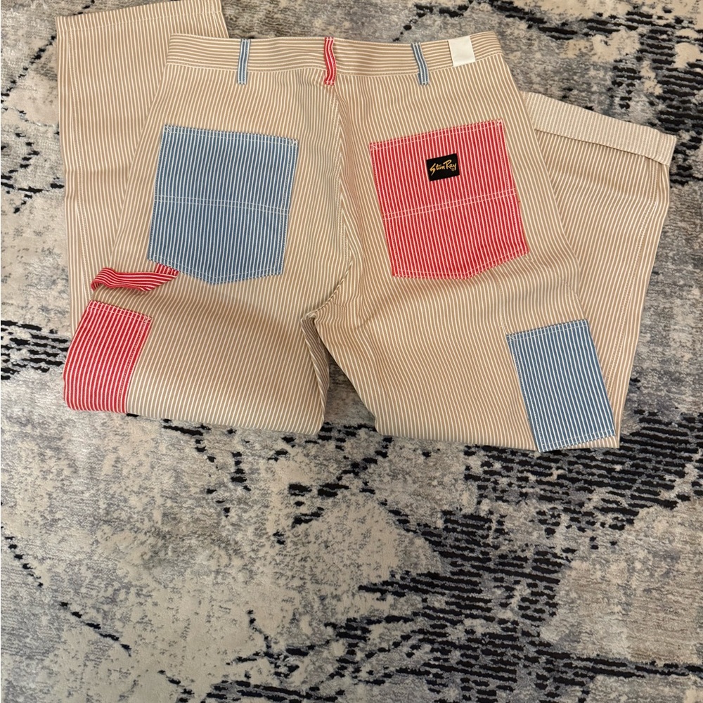 Stan Ray Multicolor Striped Cargo Pants